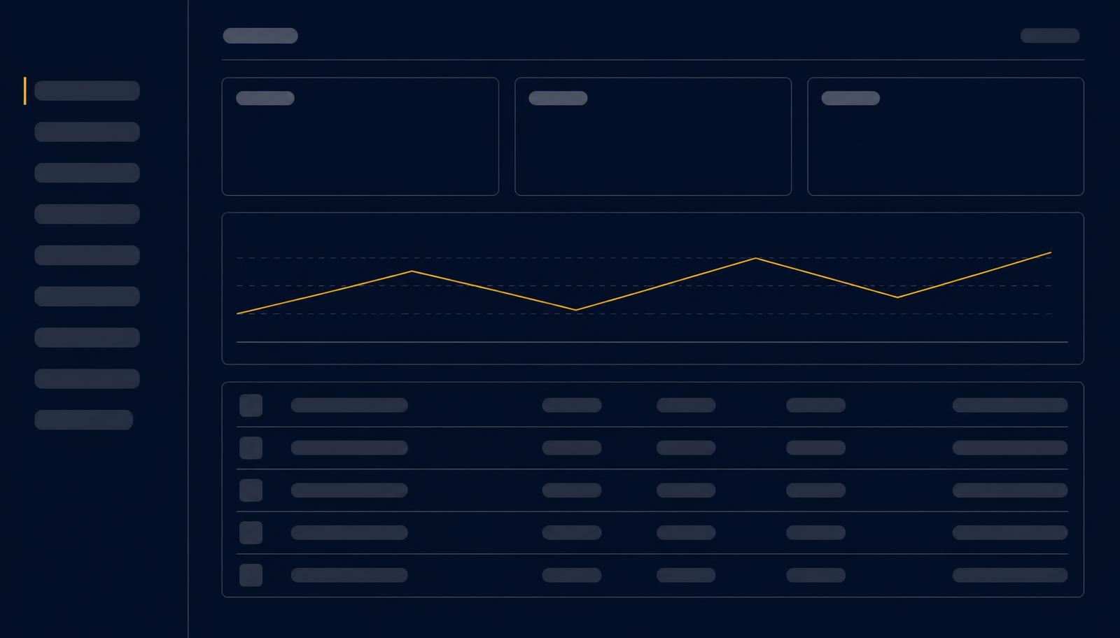 Generalised healthcare operations dashboard showing workflow status and task navigation